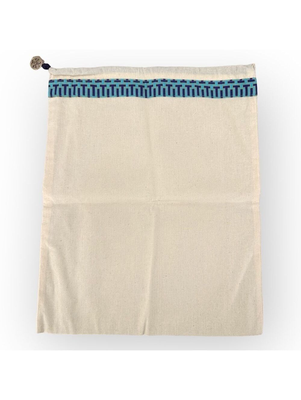 Tory Burch Dust Bag Cream Gold Logo Leather Protection